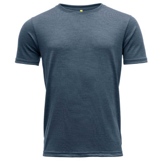 Camiseta de hombre Devold Eika Man Tee azul oscuro Night