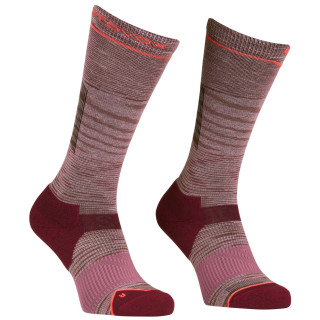 Calcetines de mujer Ortovox Ski Tour Lt Comp Long Socks W rosa mountain rose blend