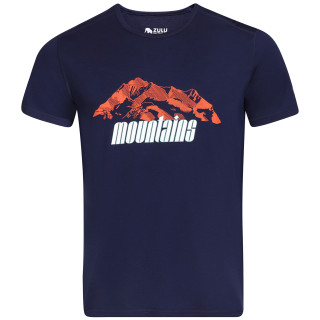 Camiseta de hombre Zulu Merino Mountains 160 Short Comfy azul Navy