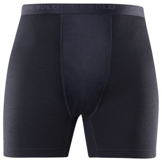 Calzoncillos bóxer para hombre Devold Duo Active Man Boxer Windstopp negro Black