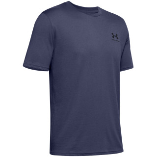 Camiseta de hombre Under Armour Sportstyle Left Chest SS azul/negro BlueInk/Black