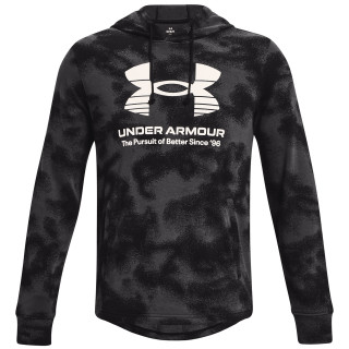 Sudadera de hombre Under Armour Rival Terry Novelty HD negro Black / Jet Gray / Onyx White