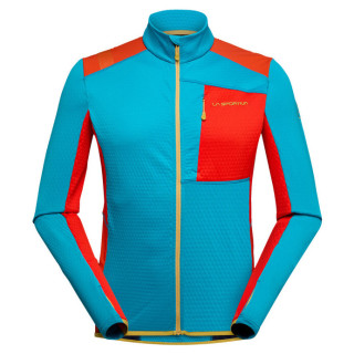 Chaqueta de hombre La Sportiva True North Jkt M azul/rojo Tropic Blue/Cherry Tomato