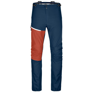 Pantalones de hombre Ortovox Westalpen 3L Light Pants M azul/rojo deep ocean