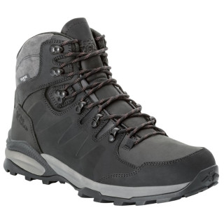 Calzado trekking hombre Jack Wolfskin Refugio Prime Texapore Mid M negro phantom