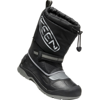 Botas de nieve para niños Keen Snow Troll Wp Youth negro black/silver