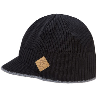 Gorro de lana merino Kama A115 negro Black