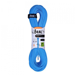 Cuerda de escalada Beal Joker 9,1 mm (60 m) Dry Cover azul blue