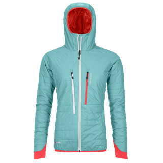 Chaqueta de mujer Ortovox Swisswool Piz Boe Jacket W azul claro ice waterfall