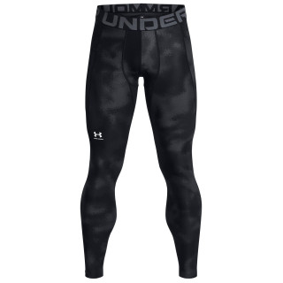 Mallas de hombre Under Armour HG Armour Printed Lgs negro/gris Black/White