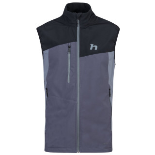 Chaleco de hombre Hannah Carsten Vest negro/gris anthracite/stormy weather