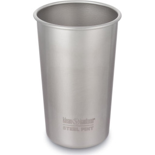 Taza de acero inoxidable Klean Kanteen Steel Pint 473 ml plata Brushed Stainless