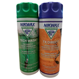 Impermeabilizante Nikwax Sada Twin Tech Wash a TX.Direct Wash-In (300 + 300ml)