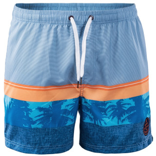 Bañador de hombre Aquawave Palawan azul Blue/Orange/PalmPrint