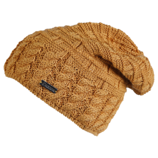 Gorro Sherpa Pria Merino amarillo mustard