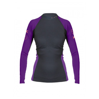 Camiseta funcional de mujer Hiko Symbio e. W L/S Top violeta