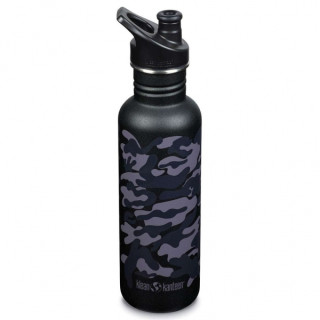 Botella Klean Kanteen Classic 800 ml Sport Cap negro