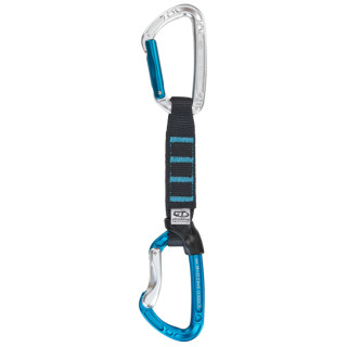 Express Climbing Technology Aerial PRO set 12 cm DY plata/azul silver/anodized