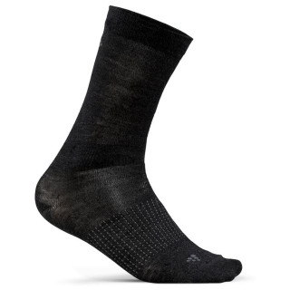 Calcetines de hombre Craft 2-Pack Wool Liner negro Black