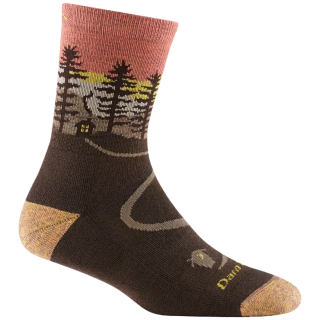 Calcetines de mujer Darn Tough Northwoods Micro Crew Midweight With Cushion marrón earth