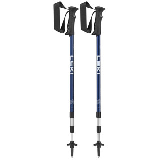 Bastones de senderismo Leki Eagle azul oscuro midnightblue dark metallic-white