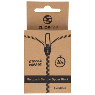 Cremallera de recambio ZlideOn Multipack Narrow Zipper plata Silver