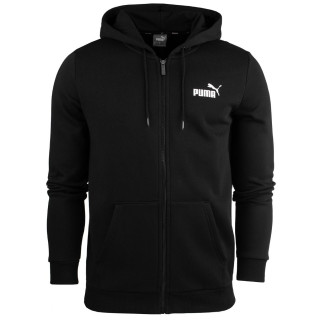 Sudadera de hombre Puma ESS Small Logo FZ Hoodie FL negro black