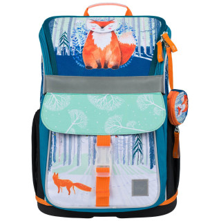 Mochila escolar Baagl Zippy azul/naranja