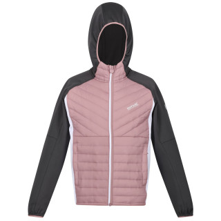 Chaqueta para niños Regatta Kielder Hybrid VI negro/rosa DuskyRs/SlGy