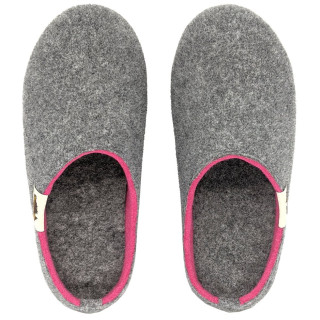 Pantuflas Gumbies Outback - Grey & Pink