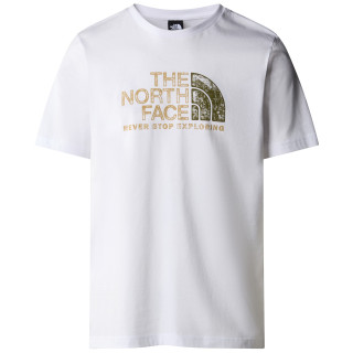 Camiseta de hombre The North Face M S/S Rust 2 Tee blanco Tnf White