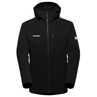 Chaqueta softshell de hombre Mammut Ultimate Comfort SO Hooded Jacket Men negro black