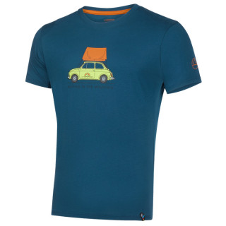 Camiseta de hombre La Sportiva Cinquecento T-Shirt M azul/naranja Storm Blue/Hawaiian Sun