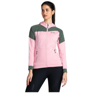 Sudadera funcional de mujer Kilpi Memphis rosa/gris light pink