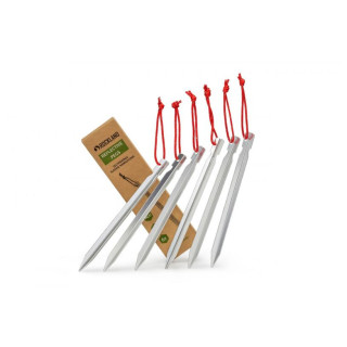 Estaquilla de tienda Rockland Reflective Pegs 6 Pcs Set