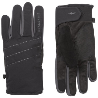 Guantes impermeables SealSkinz Lyng negro/gris Black