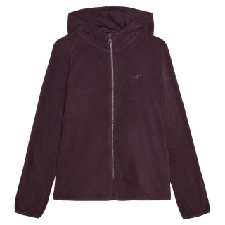 Sudadera de mujer 4F Fleece F291 violeta oscuro DARK VIOLET