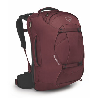 Bolsa de viaje Osprey Fairview 40 rojo zircon red