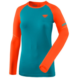 Camiseta de mujer Dynafit Alpine Pro W L/S Tee azul/naranja lowa