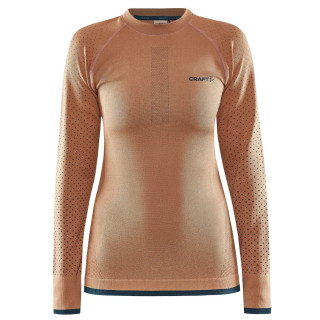 Camiseta funcional de mujer Craft Adv Warm Intensity Ls naranja Glow-Opal