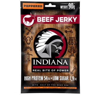 Carne seca Indiana Jerky Beef Peppered 90g