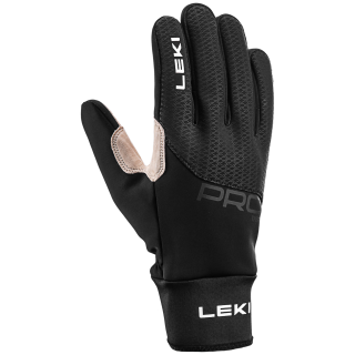 Guantes de esquí de fondo Leki PRC Premium ThermoPlus negro/beige black-sand