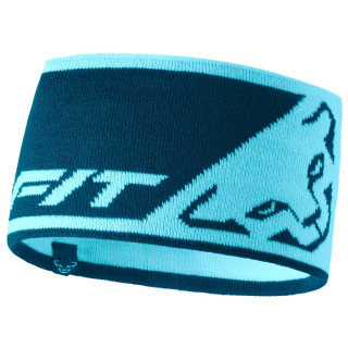 Banda para cabeza Dynafit Leopard Logo Headband azul claro Silvretta/