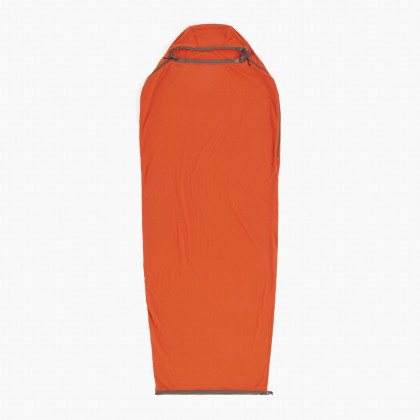 Forro para saco de dormir Sea to Summit Reactor Fleece Liner Mummy Standard rojo/naranja Picante Red