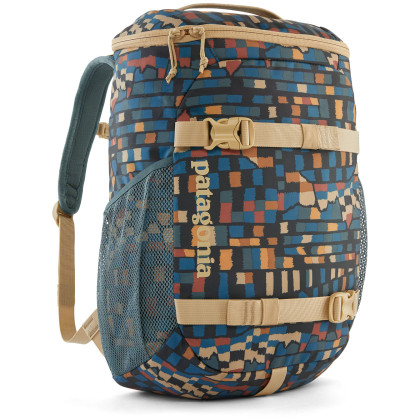 Mochila para niños Patagonia Refugito Day Pack 18L verde Fitz Roy Patchwork: Ink Black