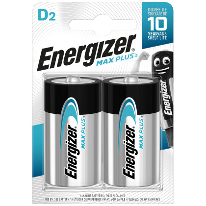 Batería(s) Energizer Max Plus velký monočlánek D plata