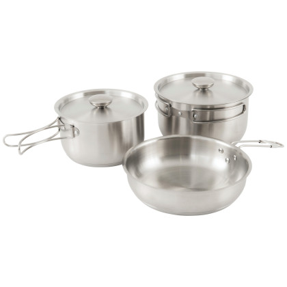 Vajilla Outwell Supper Set M plata Silver