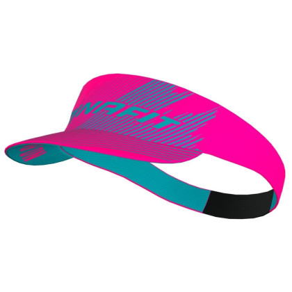 Visera Dynafit Alpine Graphic Visor Band rosa Pink Glo