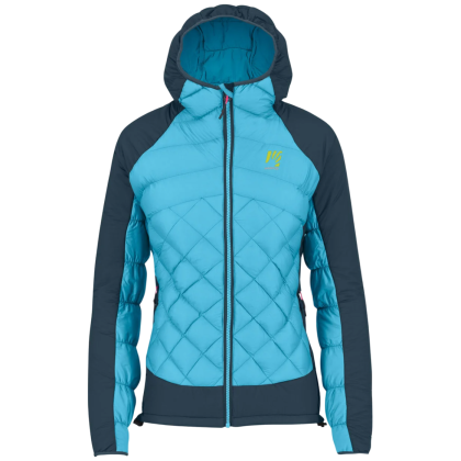 Chaqueta de mujer Karpos Lastei Active Plus W Jacket azul Blue Atoll/Midnight