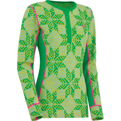 Camiseta de mujer Kari Traa Stjerna LS verde Grass